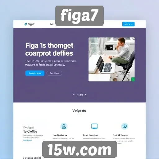 Análise da interface do site Figa7