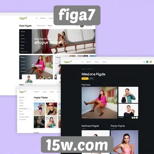 Evolução da interface do site figa7